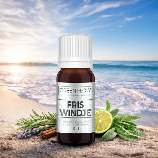 Fris Windje - 10 Ml - 100% Natuurzuivere Etherische Olie